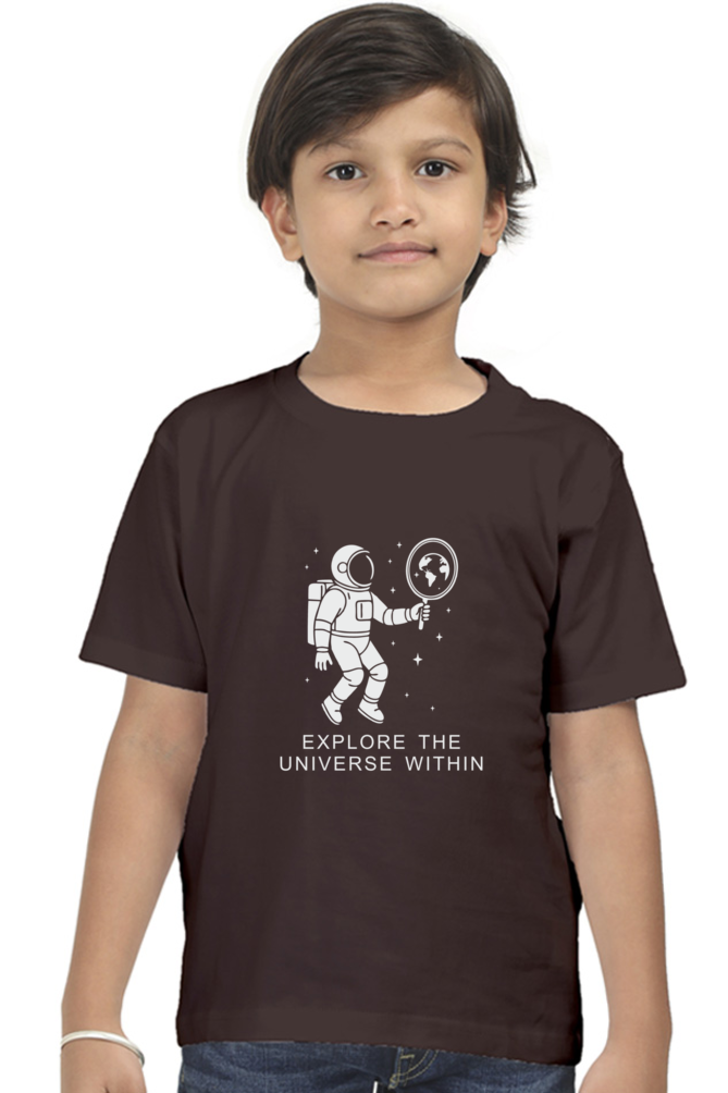 Explore the Universe Within | Boy Child Cotton T-Shirt
