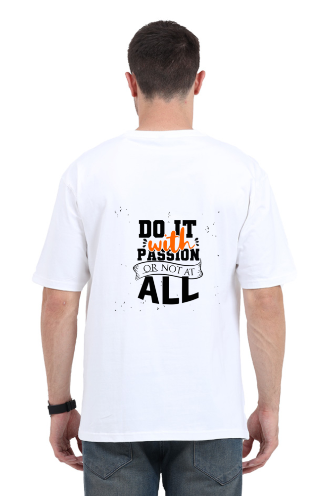 Do It with Passion | Men's Oversized Cotton T-Shirt
