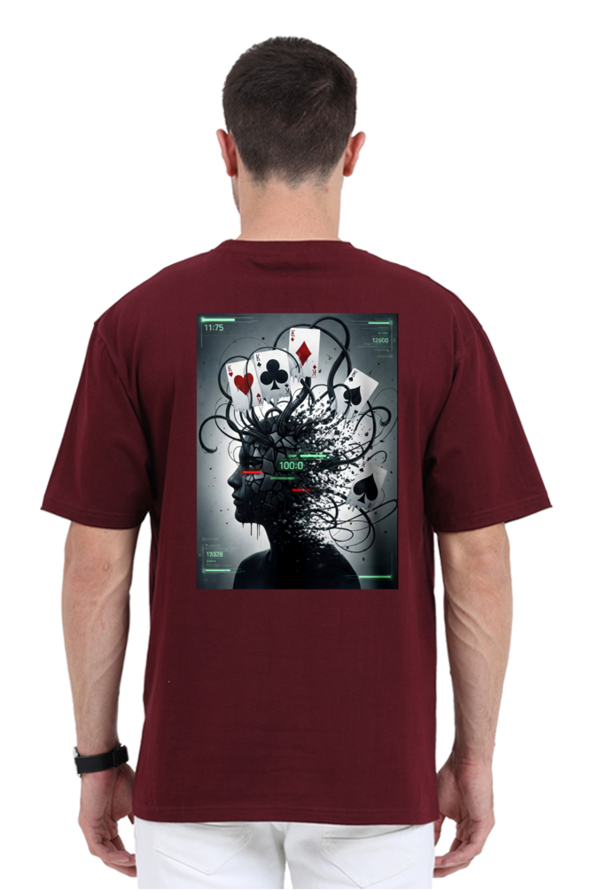 "Mind Games" Oversized Graphic | Men's Oversized Cotton T-Shirt