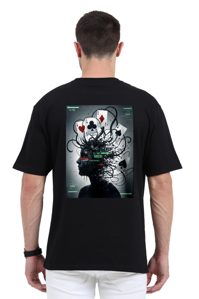 "Mind Games" Oversized Graphic | Men's Oversized Cotton T-Shirt