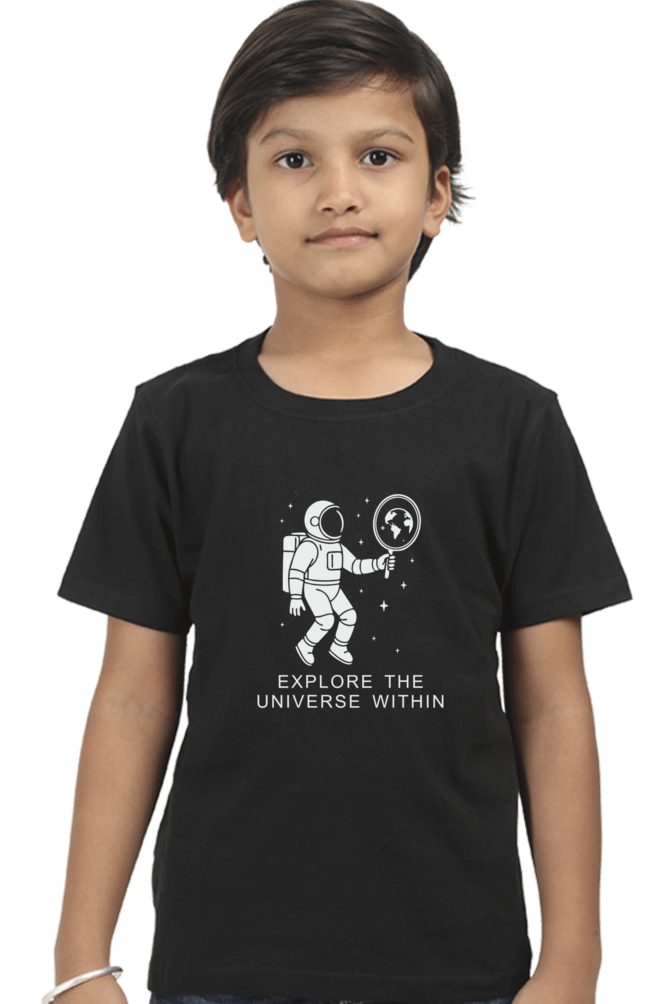 Explore the Universe Within | Boy Child Cotton T-Shirt