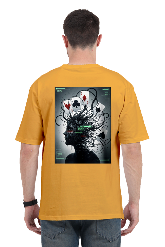 "Mind Games" Oversized Graphic | Men's Oversized Cotton T-Shirt