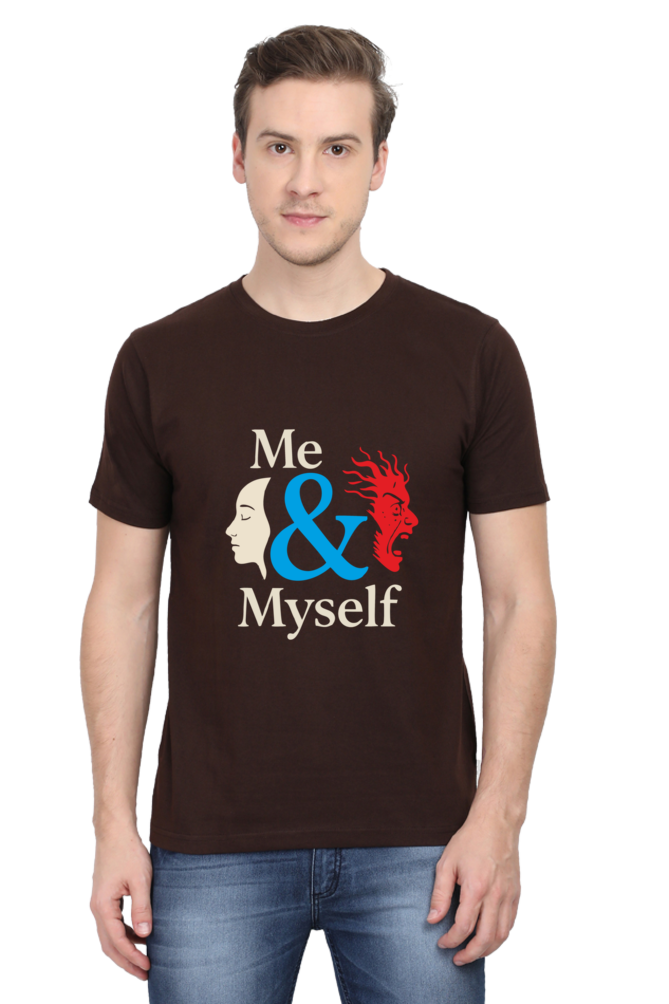 Me & Myself Duality | Men's Cotton T-Shirt