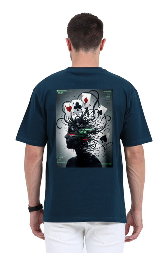 "Mind Games" Oversized Graphic | Men's Oversized Cotton T-Shirt