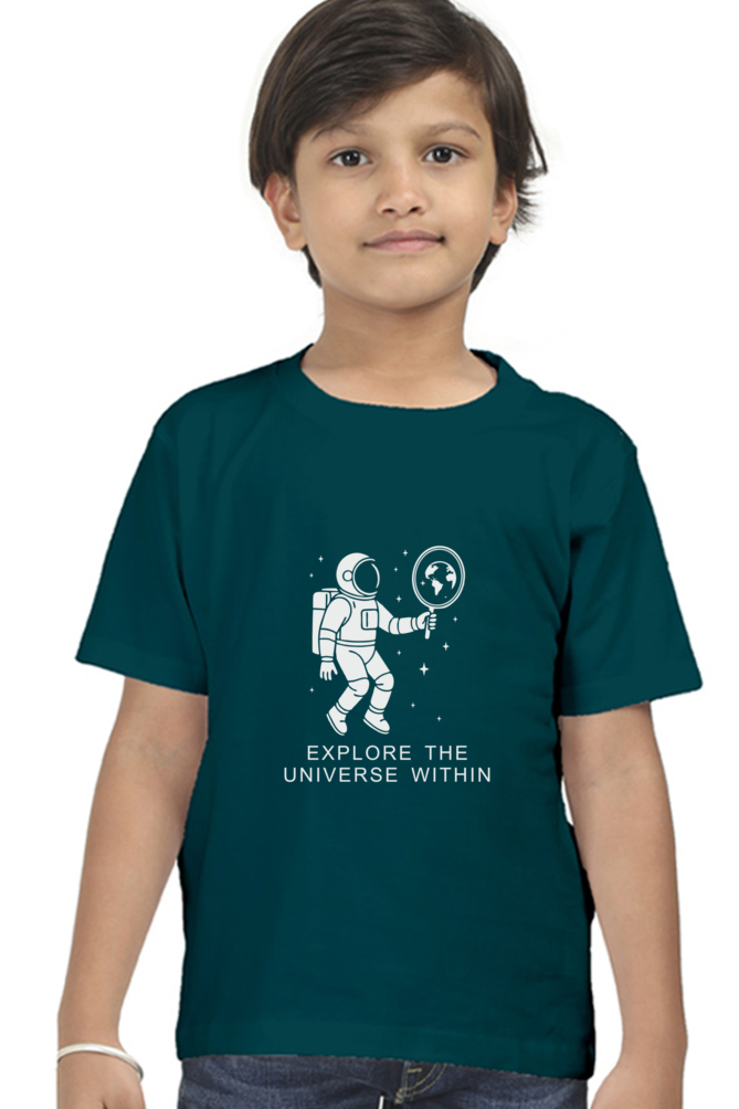 Explore the Universe Within | Boy Child Cotton T-Shirt
