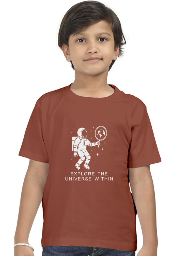 Explore the Universe Within | Boy Child Cotton T-Shirt