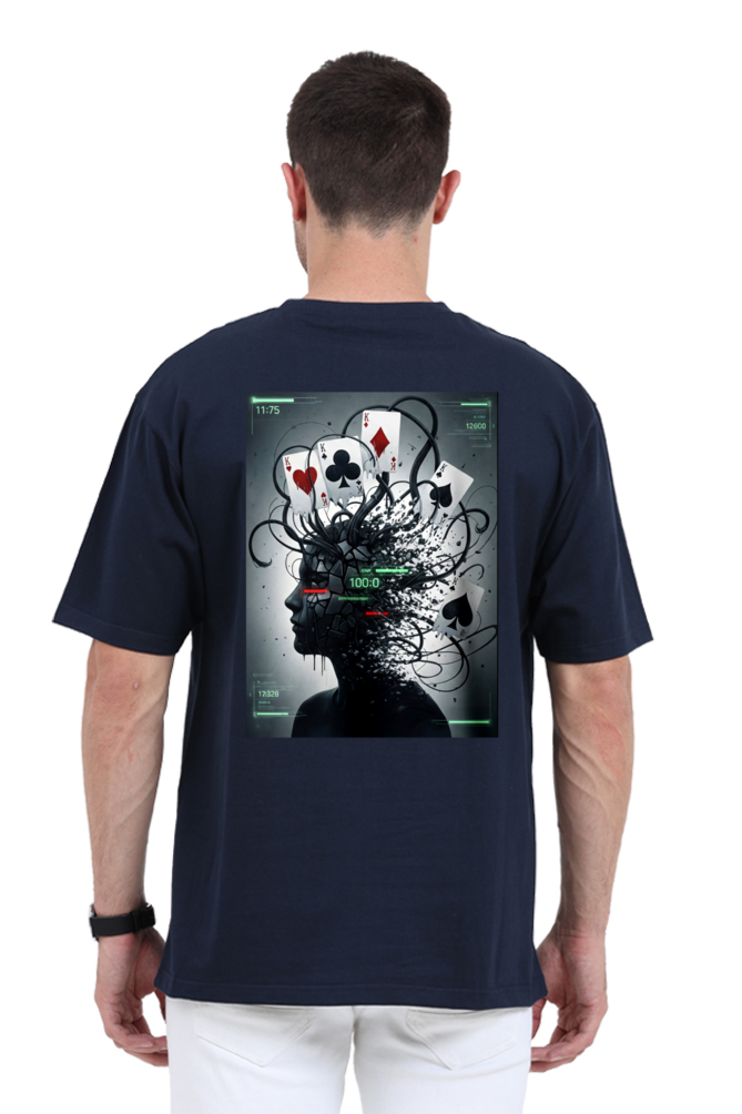 "Mind Games" Oversized Graphic | Men's Oversized Cotton T-Shirt