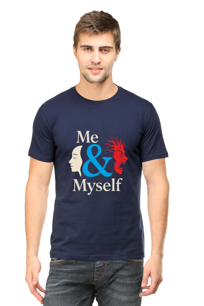 Me & Myself Duality | Men's Cotton T-Shirt