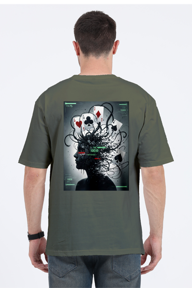 "Mind Games" Oversized Graphic | Men's Oversized Cotton T-Shirt