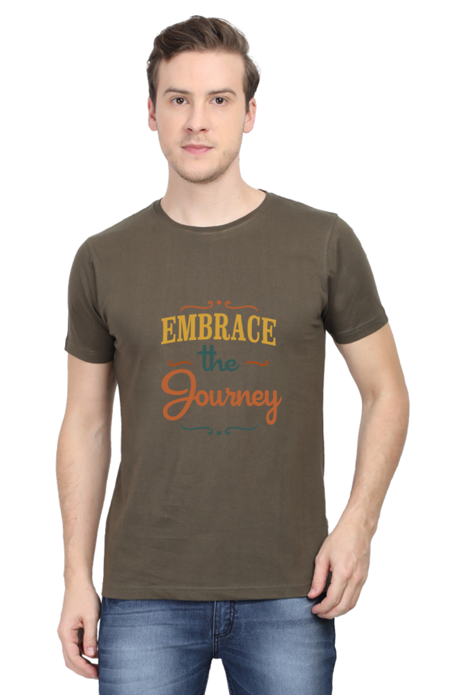 Embrace the Journey | Men's Cotton T-Shirt