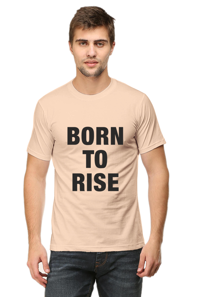 Born to Rise – Bold Motivational | Men's Cotton T-Shirt