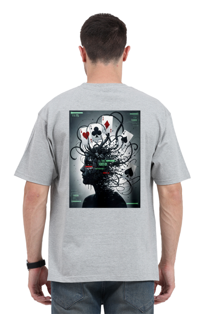 "Mind Games" Oversized Graphic | Men's Oversized Cotton T-Shirt