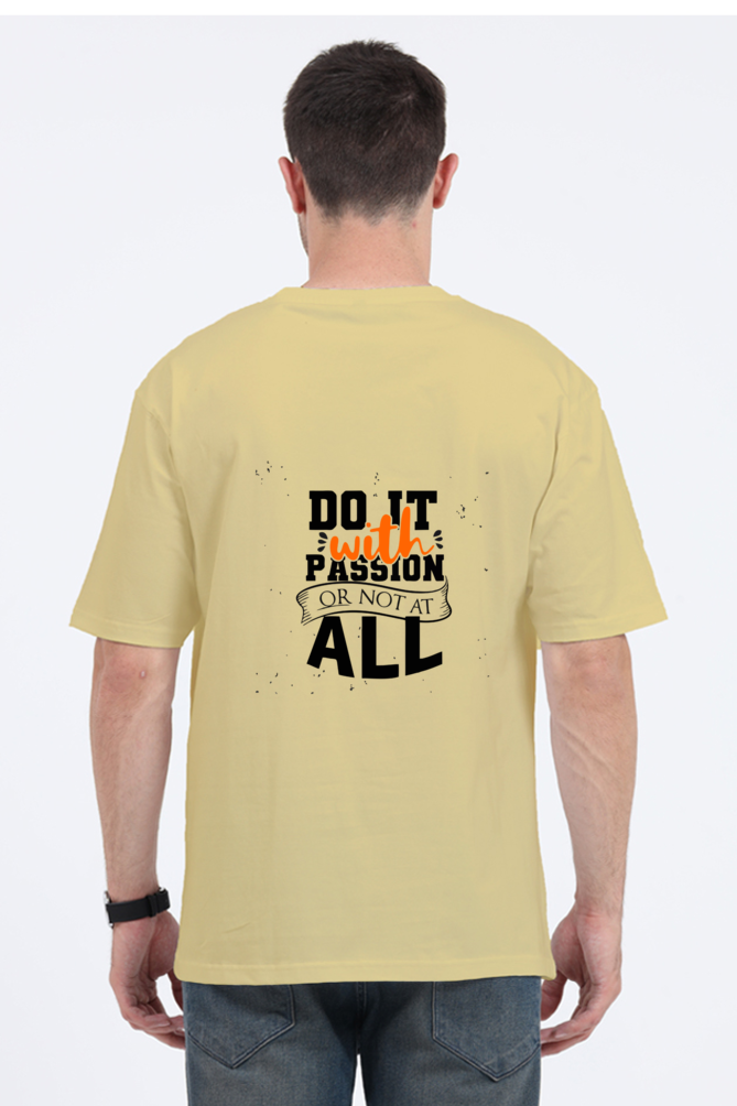 Do It with Passion | Men's Oversized Cotton T-Shirt