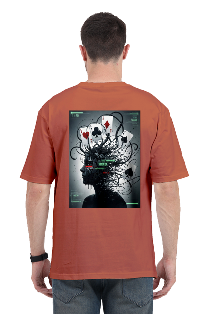 "Mind Games" Oversized Graphic | Men's Oversized Cotton T-Shirt