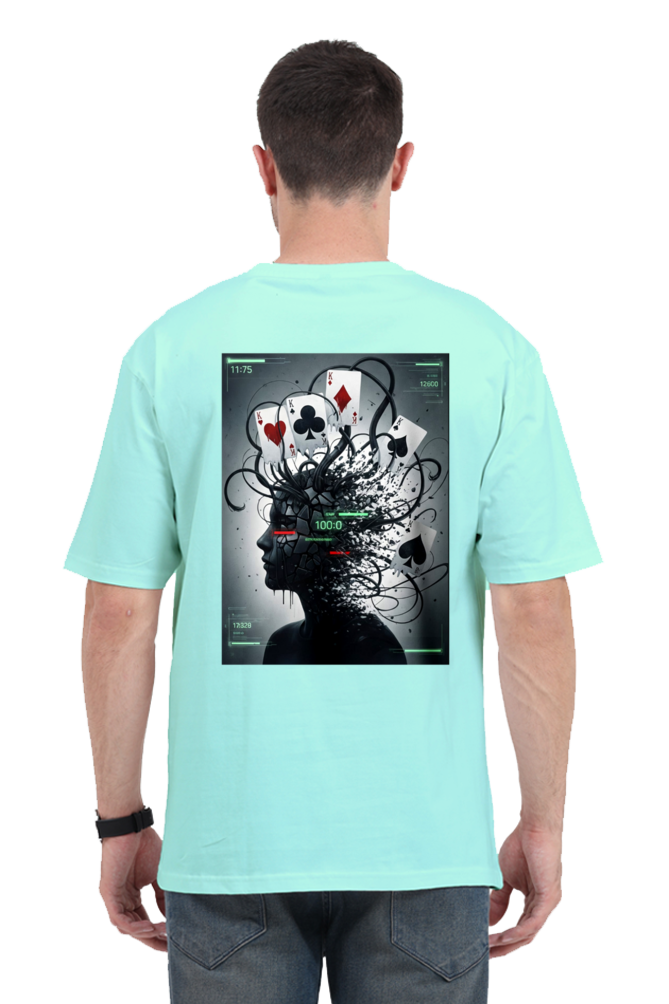 "Mind Games" Oversized Graphic | Men's Oversized Cotton T-Shirt
