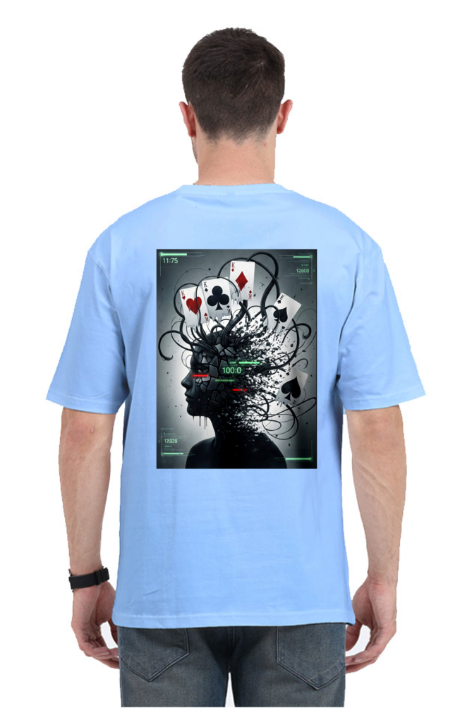 "Mind Games" Oversized Graphic | Men's Oversized Cotton T-Shirt