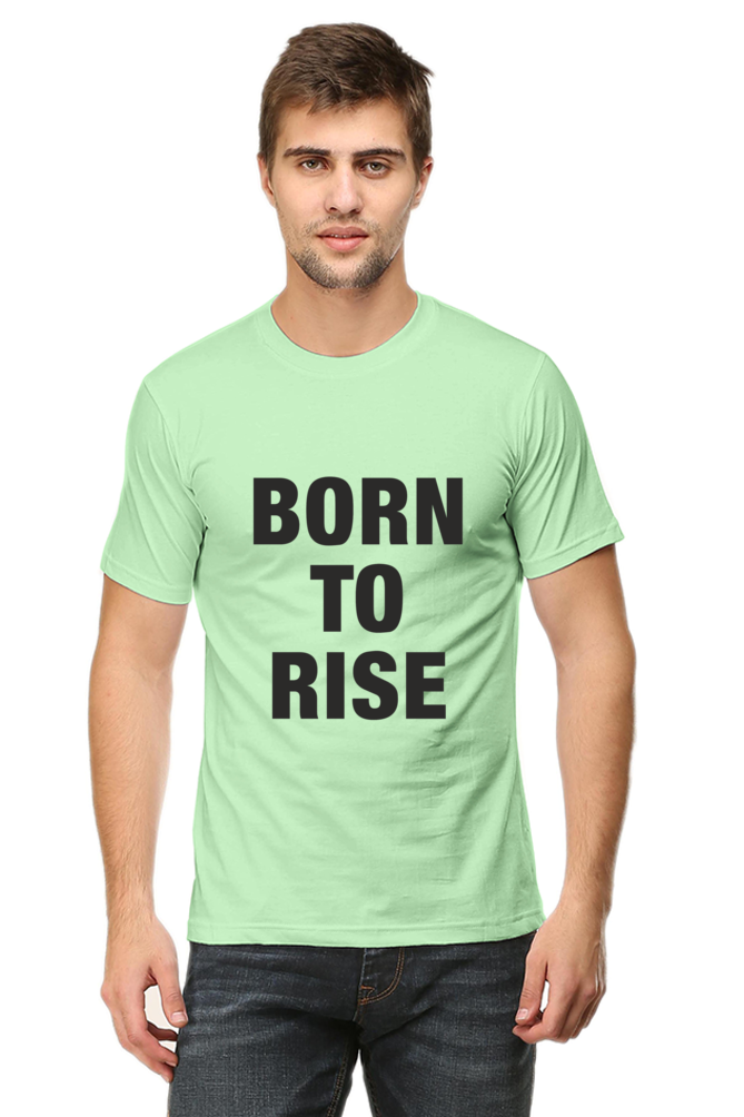 Born to Rise – Bold Motivational | Men's Cotton T-Shirt