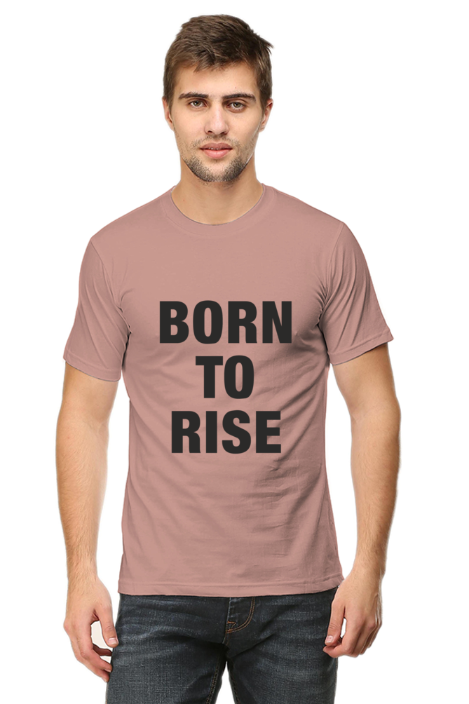 Born to Rise – Bold Motivational | Men's Cotton T-Shirt