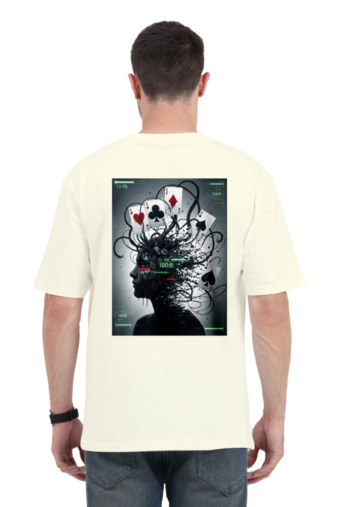 "Mind Games" Oversized Graphic | Men's Oversized Cotton T-Shirt