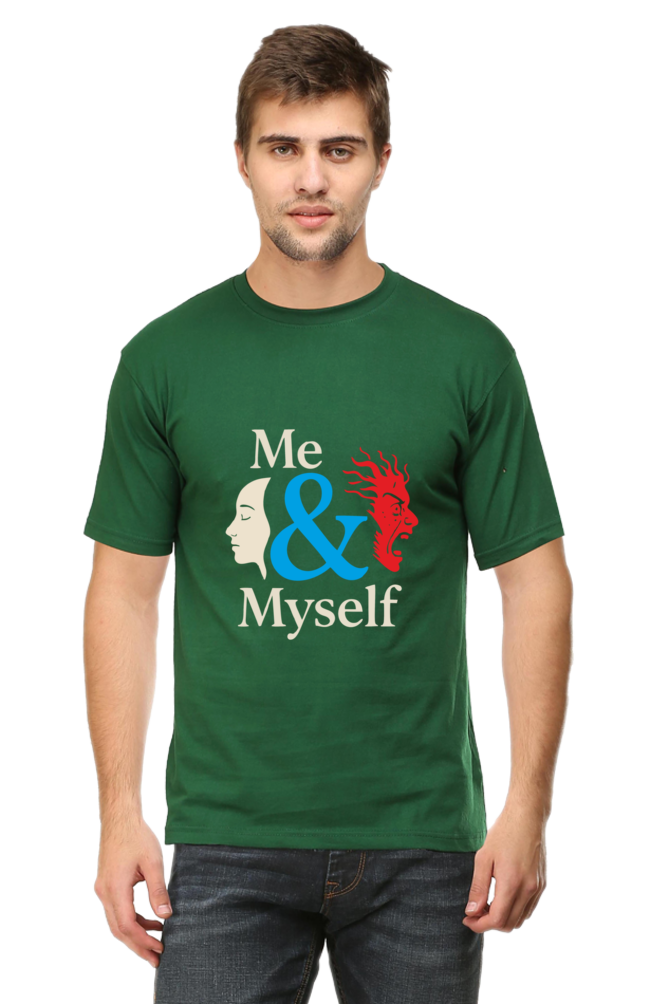 Me & Myself Duality | Men's Cotton T-Shirt